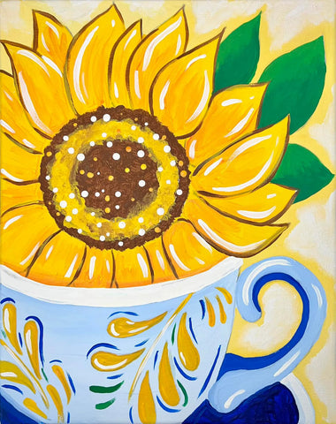 Cup of Sunshine Paint Party at Goodnight Johnny's 9.10