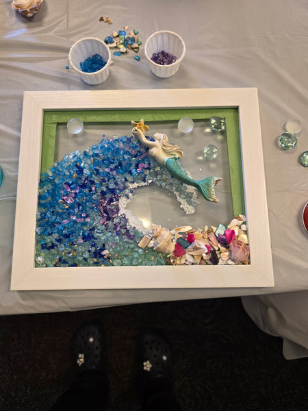 Glass & Resin Frame Beach or Pressed Flower Party
