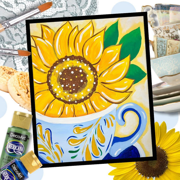 Cup of Sunshine Paint Party at Goodnight Johnny's 9.10