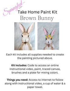 Brown Bunny Paint Kit
