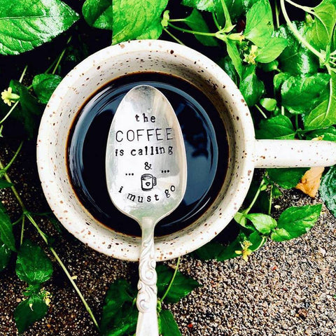 Sweet Thyme Design - Coffee Calling Spoon